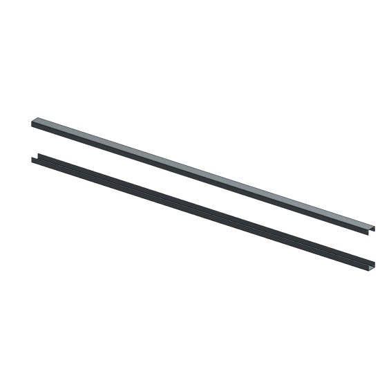 2.40m Cross Rails Set For CHEADLE Fence Panel (Top & Bottom)