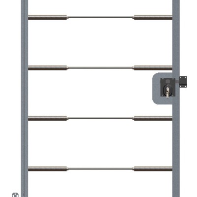 1.80m High Cheadle Gate Frame With Hinges & Tie Rods