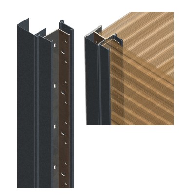 1.80m Right Angle Corner - Galvanised Steel 