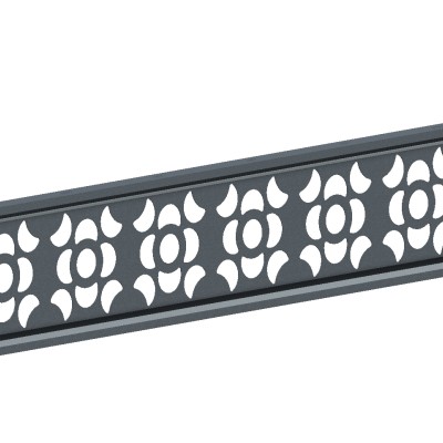 2.40m FLEUR Composite Fence Trellis Decorative Panel